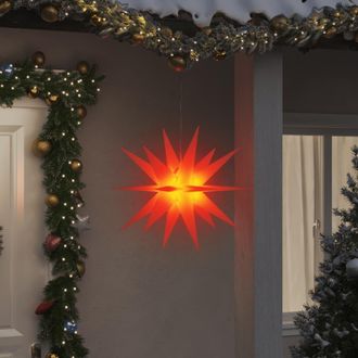 vidaXL L&aacute;mpara De Navidad Con Led Plegable Roja 57 Cm Vidaxl