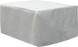 Beliani Funda de protección impermeable 320 cm 120 cm 90 cm blanco