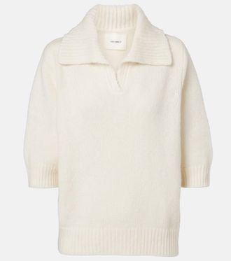 Lisa Yang Lailai cashmere and silk polo sweater