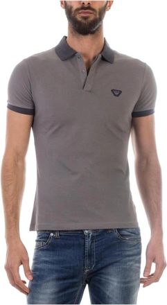 Armani Jeans Polo Shirts - Heren - Polos - Grijs - 2XL - Katoen - Tops