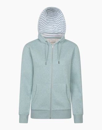 Mountain Warehouse Womens Mountain Warehouse Womens/Ladies Penzance Full Zip Hoodie - Green - Size: 14