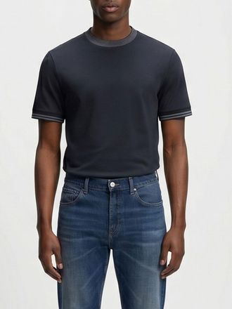 HUGO BOSS Polo in cotone jacquard