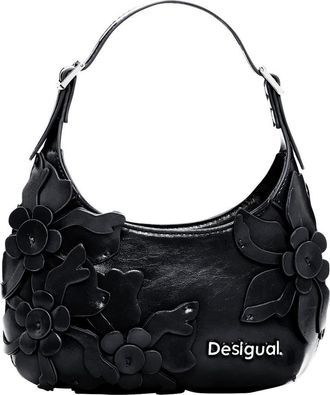 Desigual Faux Leather Shoulder Bag in Black at Nordstrom
