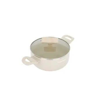 KASANOVA Casseruola 18 cm sabbia Cooking Therapy con coperchio