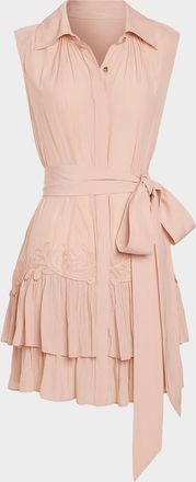 Ramy Brook Edelina Tiered Mini Dress