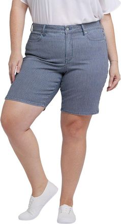 NYDJ Nydj Plus Ella Malaga Stripe Short