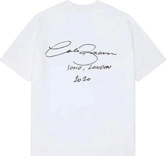Cole Buxton Hombre, Camisetas, Blanco, Talla: L