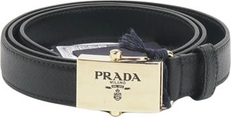 Prada Belts, female, Black, Size: 90 CM Belts