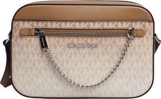 Michael Kors Jet Set Cross-Body Tas - Dames - Schoudertassen - Beige - ONE Size - Polyester - Tassen