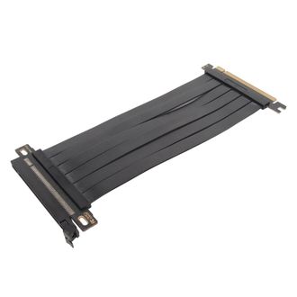 OEM Cable De Extensi&oacute;n Para Tarjeta Gr&aacute;fica Pcie X16 Con Protecci&oacute;n, Cable Plateado, Alta Durabilidad, Dise&ntilde;o Plegable Ultrafino, Blindaje Emi, Transmisi&oacute;