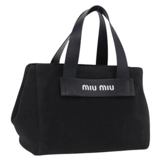 Miu Miu Borsa a mano Pre-owned in tela - - Pre-owned - Donna - Nero - ONE SIZE