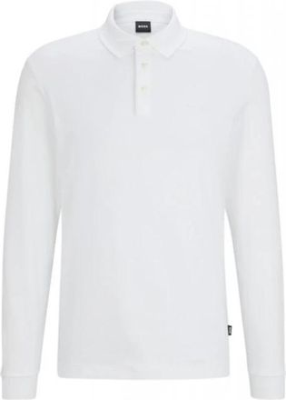 HUGO BOSS Pado 30 Poloshirt - Heren - Polos - Wit - XL - Katoen - Tops