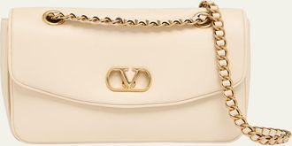 Valentino Garavani Medium Leather VLogo Shoulder Bag