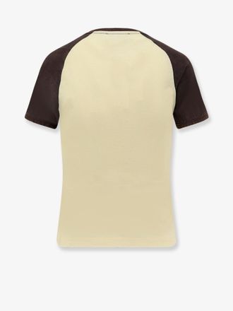 Coperni Dragon-Print Cotton T-Shirt - Yellow