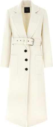 Pinko Cerfoglio Trench E Impermeabili Bianco-Donna