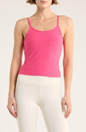 Beyond Yoga Spacedye Forever Waist Length Camisole in Vivid Pink Heather at Nordstrom Rack, Size X-Small