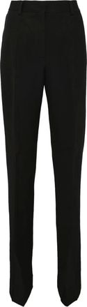 Jil Sander textured trousers - women - Fabric - 36 - Black
