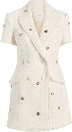 Cinq à Sept Abito Joel a maniche corte - Bianco