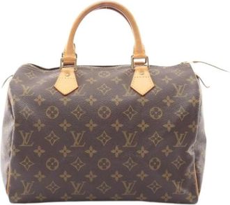 Louis Vuitton Pre-owned Speedy 30 Handbag - Dames - Vintage Handtas - Bruin - ONE Size - Leer - Vintage