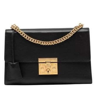 Gucci Pre-owned Shoulder Bag - Dames - Pre-owned - Zwart - Maat: ONE Size Leer