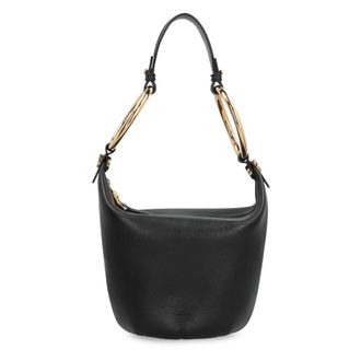 Chlo&eacute; Small Bracelet Handbag - Dames - Schoudertassen - Zwart - ONE Size - Leer - Tassen