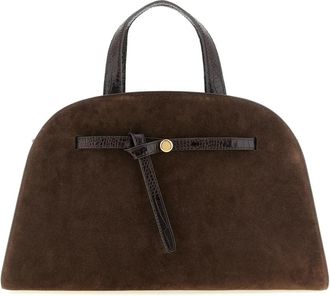 Tory Burch Romy Trunk Bag - Dames - Handtassen - Bruin - ONE Size - Leer - Tassen