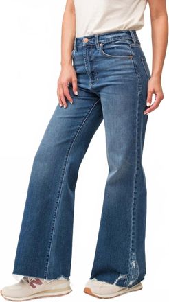 Dear John Denim Fiona High Rise Wide Leg Jeans In Portvell