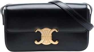 Celine Pre-owned Vintage Schoudertas - Dames - Vintage Schoudertas - Zwart - ONE Size - Leer - Vintage