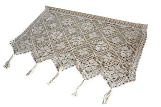 OEM Cortina De Encaje De Algod&oacute;n 60/150 En Estilo Boho