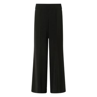 Comma Wijde broek - Dames - Wijde Broeken - Zwart - XL - Broeken