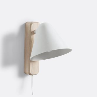 La Redoute Interieurs Wandlamp in hout en staal metaal, Cotapi