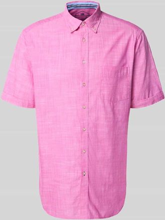 Christian Berg Regular Fit Freizeithemd mit Button-Down-Kragen in Pink, Gr&ouml;&szlig;e L