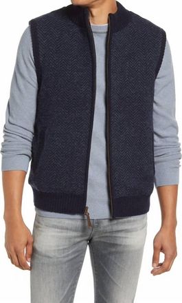 Pendleton Hetland Collection Sweater Vest In Navy