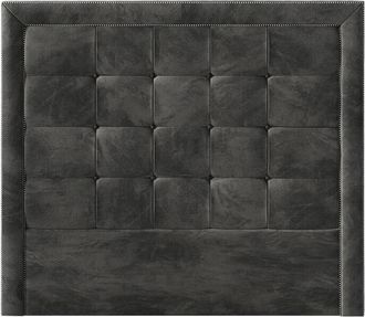 Colchones Aznar Cabecero Tapizado De Terciopelo Amira Cama De 135 - Nagore-02