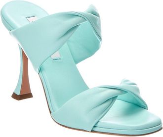 Aquazzura Twist 95 Leather Sandal