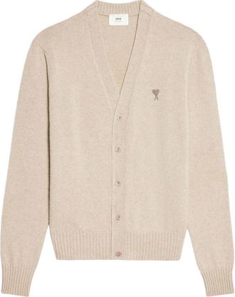 Ami Ami de Coeur cardigan - men - Recycled Cashmere/Wool - L - Neutrals