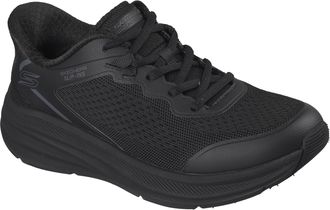 Skechers Womens Bobs Skillz Hands Free Slip-ins Sneaker, Black/Black, 5.5