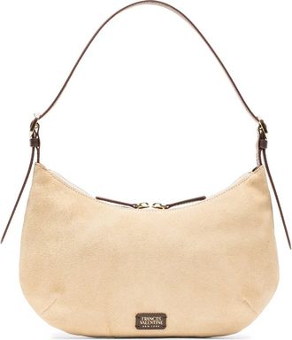 Frances Valentine Starr Suede Hobo Bag in Sand at Nordstrom