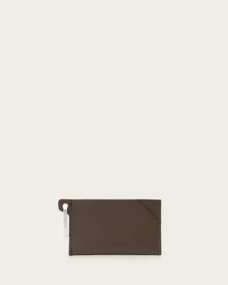 AllSaints Hex Leather Cardholder