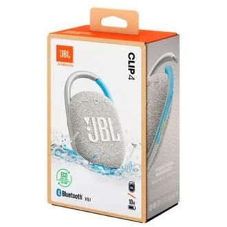 JBL Clip 4 Echo Altoparlante stereo portatile Blu, Bianco 5 w