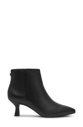 Anne Klein Francesca Kitten Heel Bootie in Black Pu at Nordstrom Rack, Size 8.5