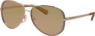 Michael Kors Chelsea MK 5004 1017R1 Womens Aviator Sunglasses