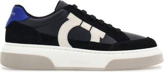 Ferragamo Cassina Gancini Outline Low-Top Sneakers, Size 11 M