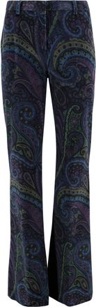 Etro Corduroy Pants With Flared Legs