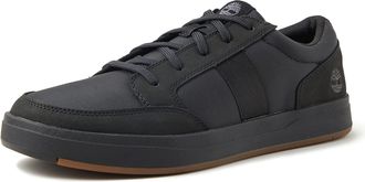 Timberland Mens Davis Square F/L Ox Basic Trainers, Black Nubuck, 13.5 UK