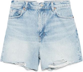 Reformation Shorts denim Saige - Blu