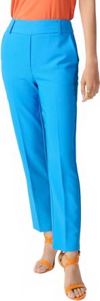Joseph Ribkoff Stretch Slim Fit Pants In Blue