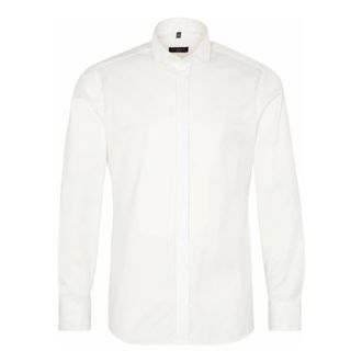 Eterna Heren, Overhemden, Beige, Maat: XL Katoen