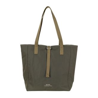 A.P.C. A.p.c., Tassen, Heren, Groen, ONE Size, Polyester, Cabas Archive