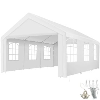 TecTake Gazebo Jasko in White | Size: Large
